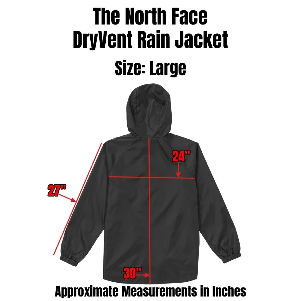 The North Face DryVent‎ Rain Jacket Mens Large Red CocaCola Coke Love WorldPride